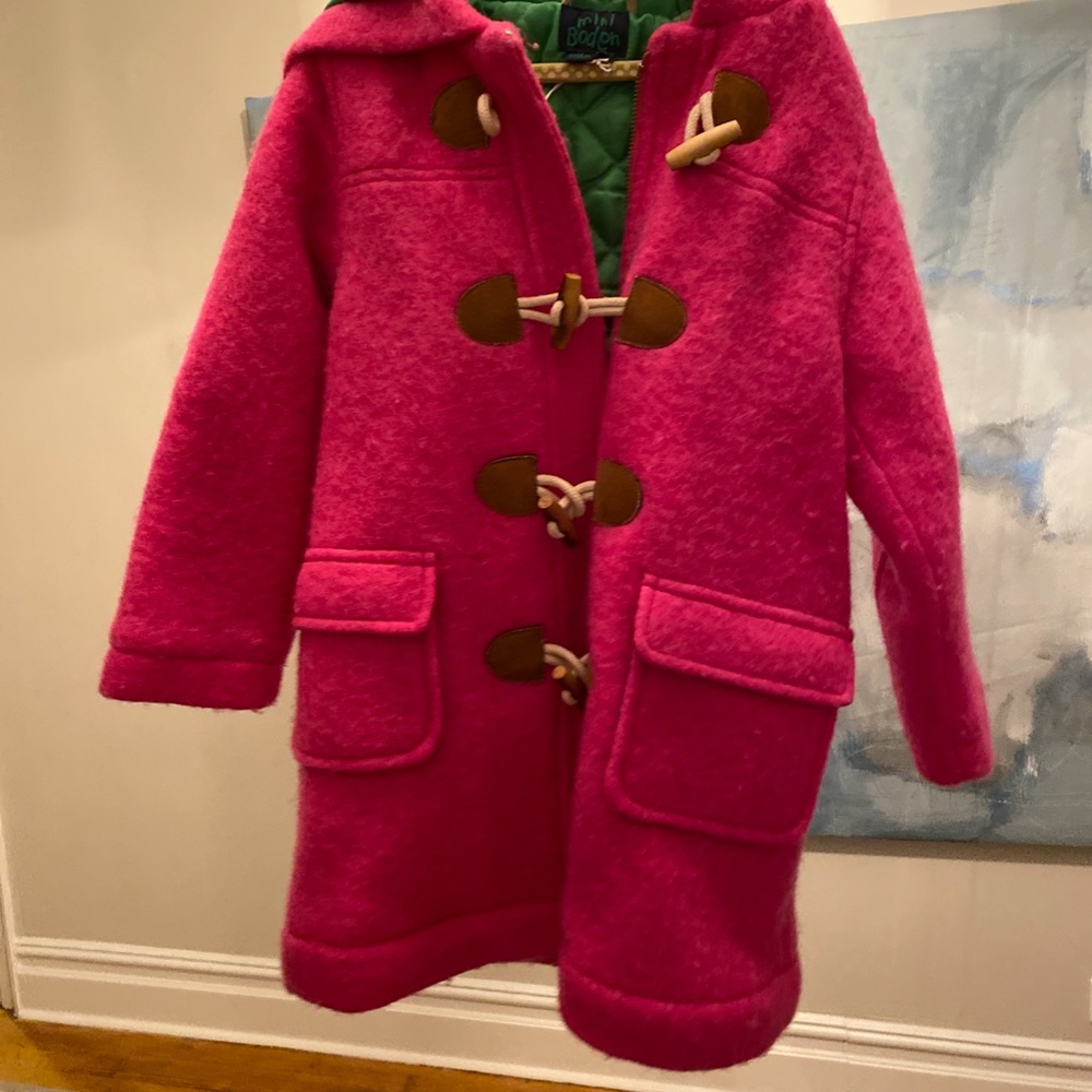 Pink Mini Boden cote girls
